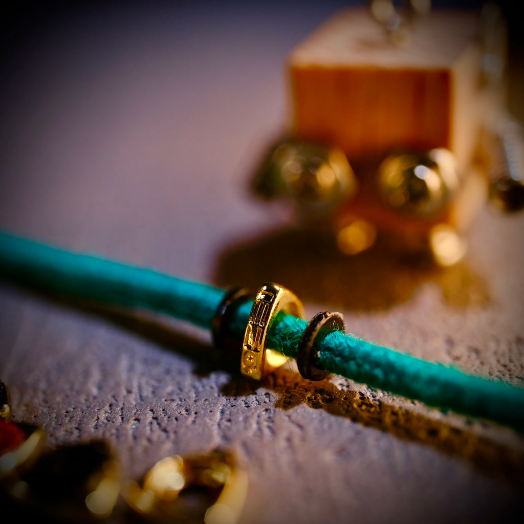 Gold-Copper Bead Spacer