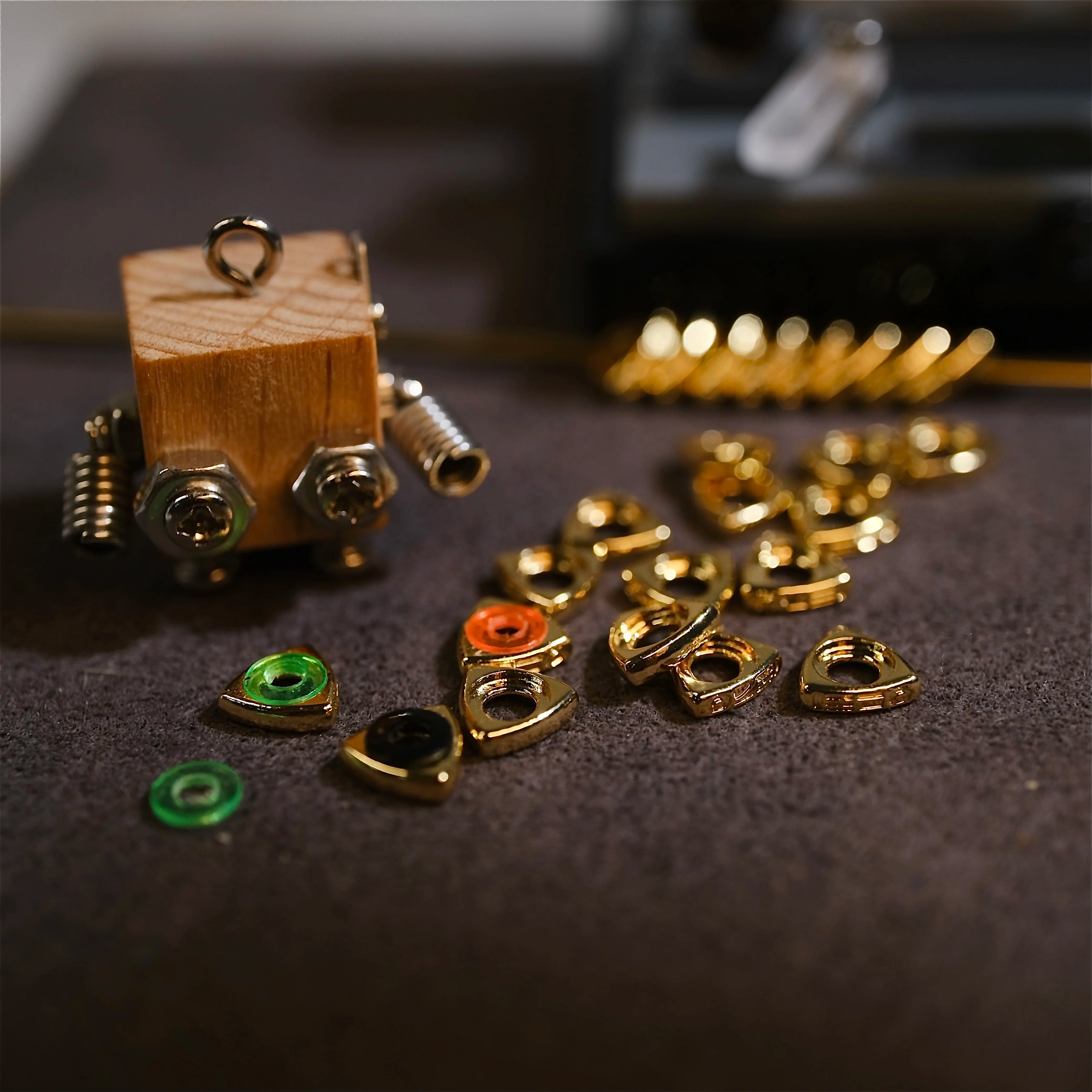 Gold-Copper Bead Spacer