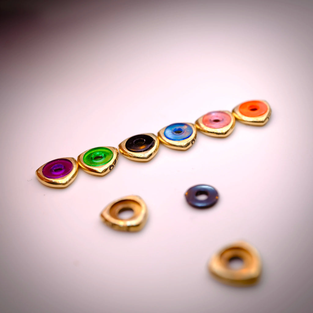 Gold-Copper Bead Spacer